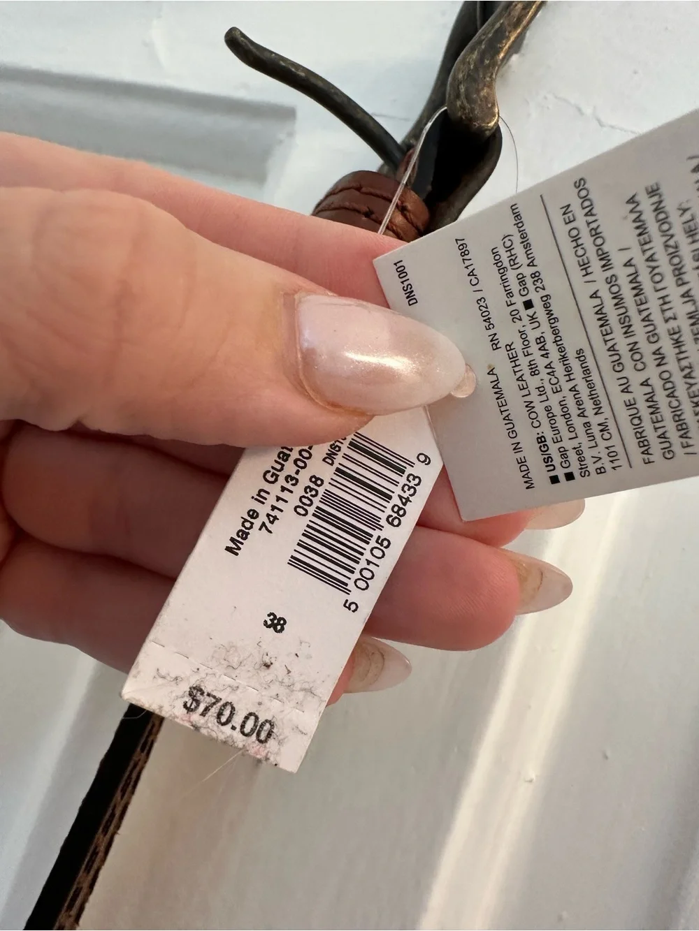 NWT Classic Brown Leather Belt
